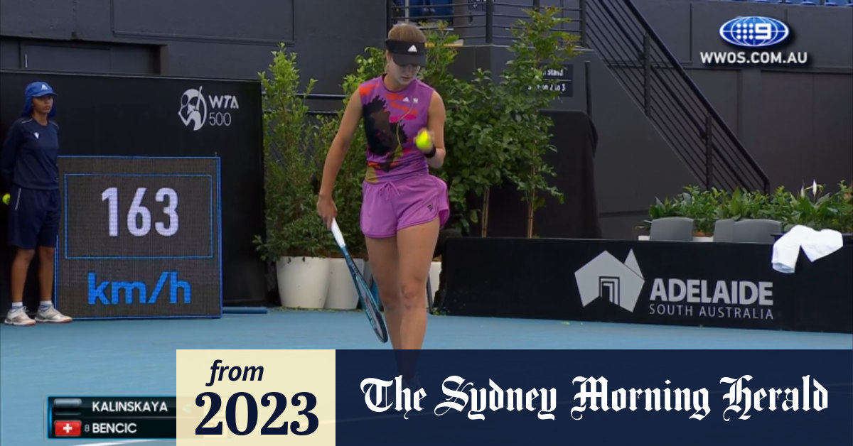 Video: Match Highlights: Anna Kalinskaya v Belinda Bencic